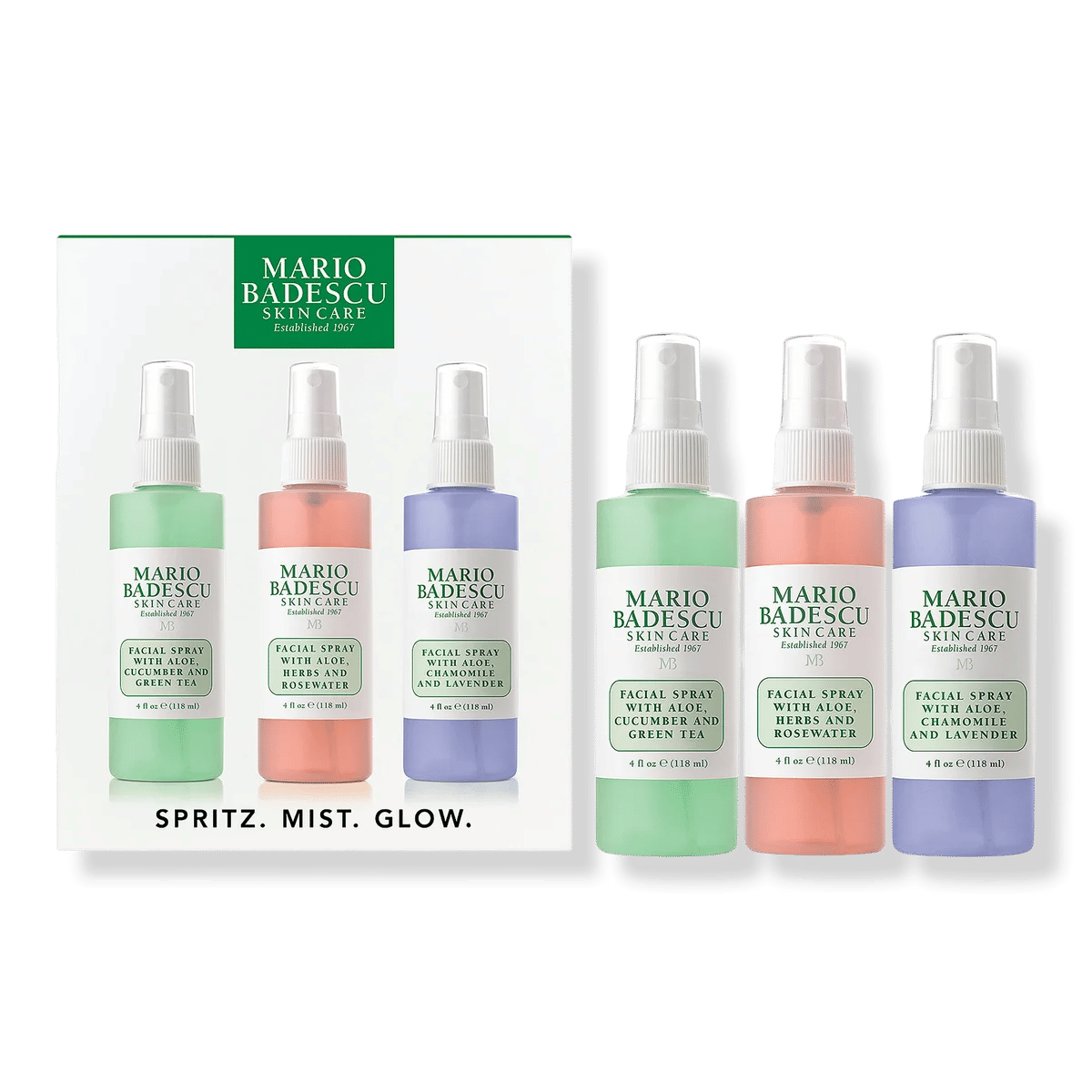Spritz. Mist. Glow. Set