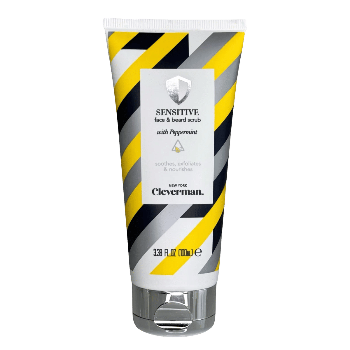 Sensitive Face & Beard Scrub with Peppermint - Sensitive