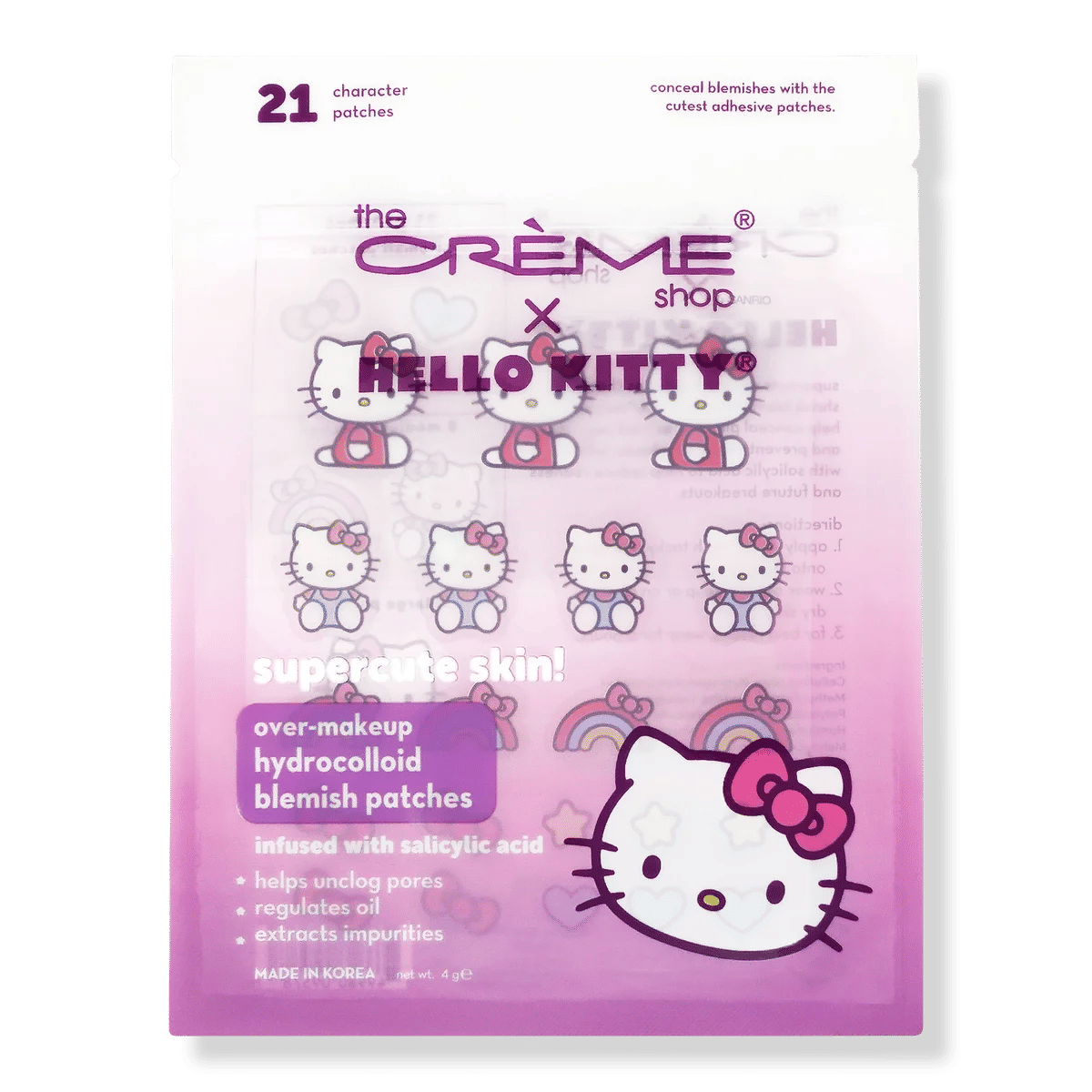 Hello Kitty Supercute Skin! Over-Makeup Blemish Patches