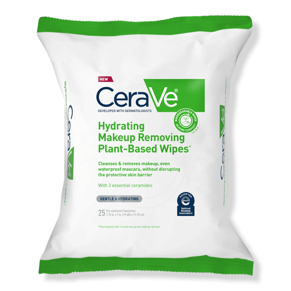 Hydrating Makeup Removing Plant-Based Wipes