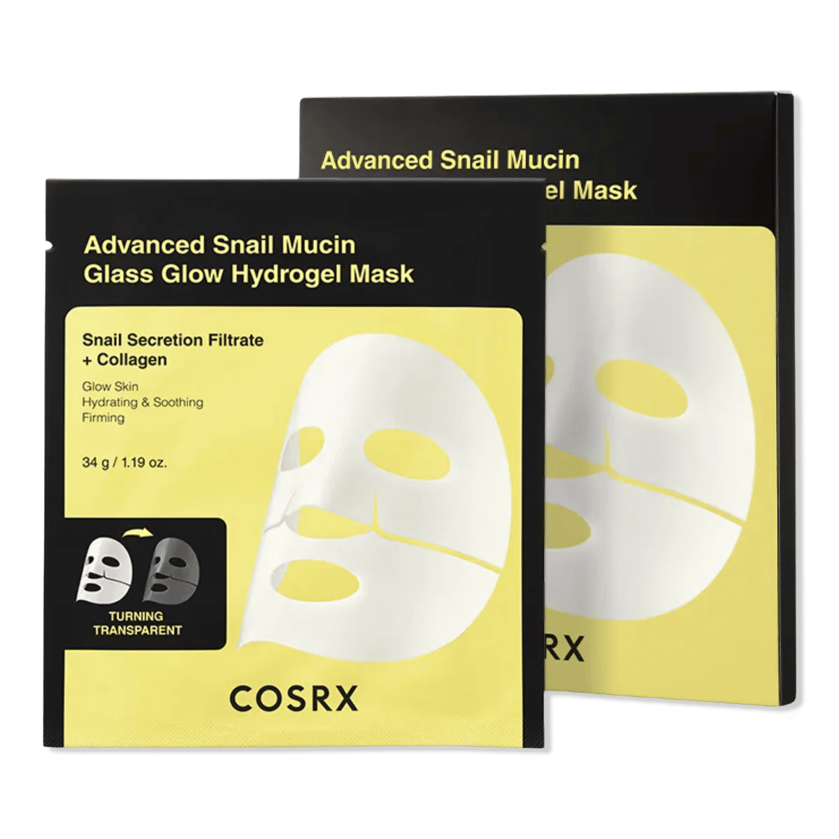 Advanced Snail Mucin Glass Glow Hydrogel Mask