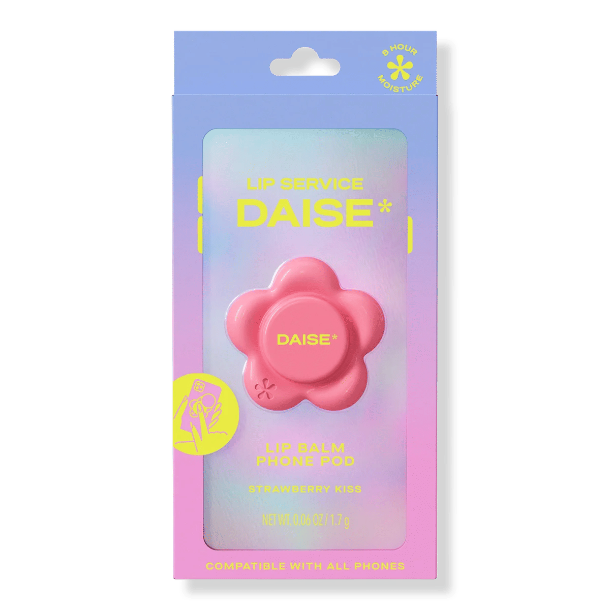 Lip Service Lip Balm Phone Pod - Strawberry Kiss