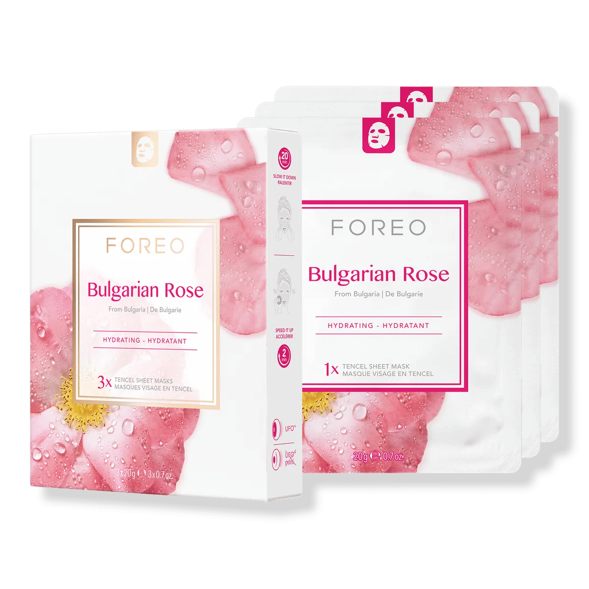 Bulgarian Rose Farm To Face Sheet Masks