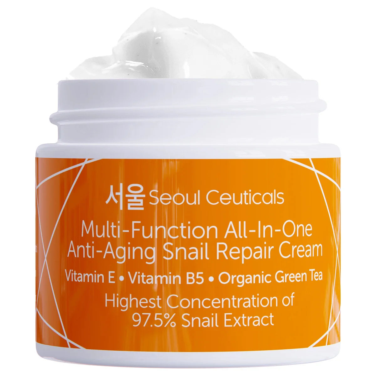 Korean Skin Care Multi-Function All-In-One Anti-Aging Snail Repair Cream - 2 oz