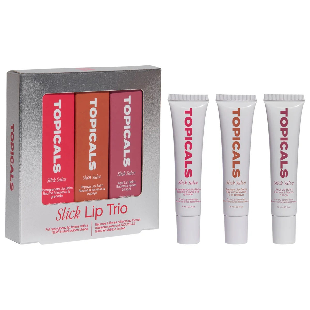 Slick Salve Glossy Lip Balm Trio