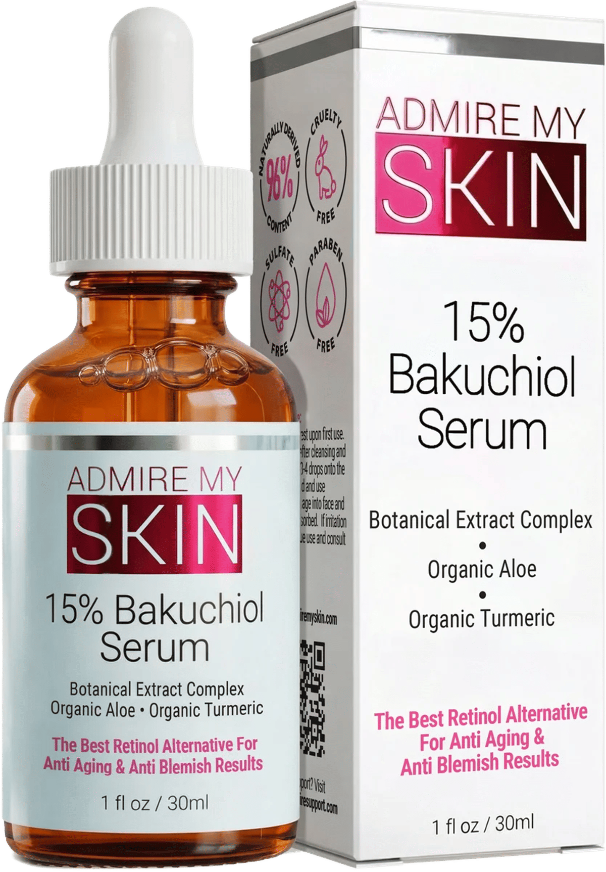 15% Bakuchiol Serum Natural Retinol Alternative