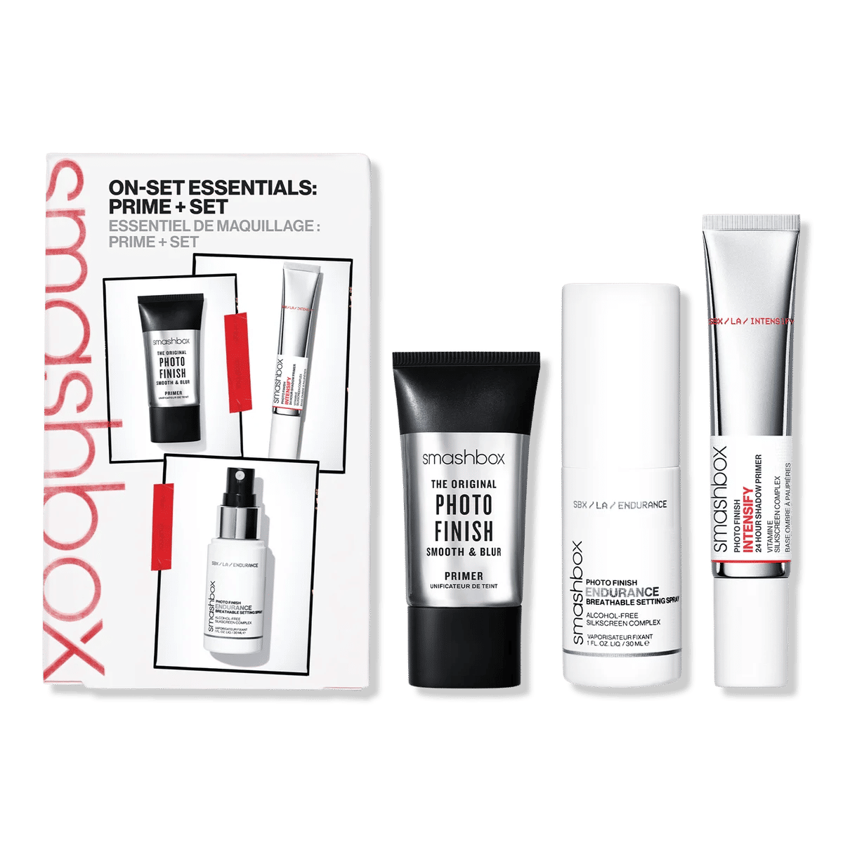 On-Set Essentials: Primer + Setting Spray Trio