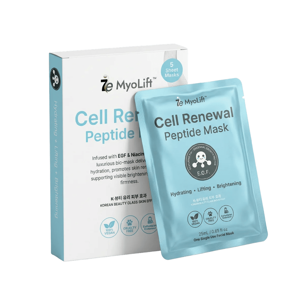 Cell Renewal Peptide Mask - 5 Count