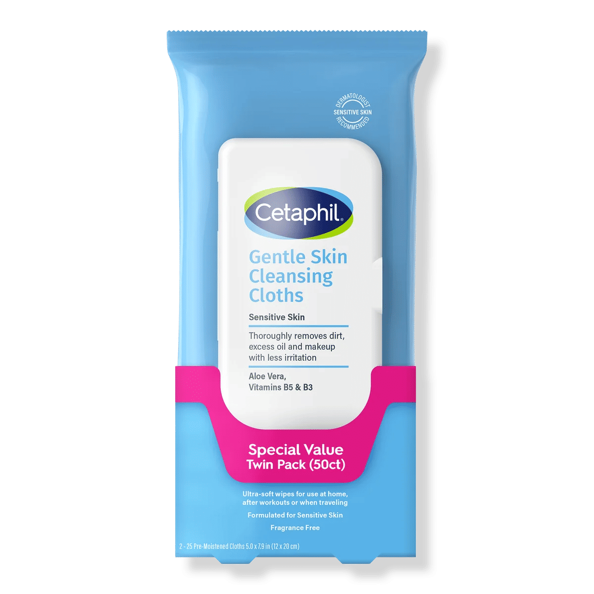 Gentle Skin Cleansing Cloths Twin Pack