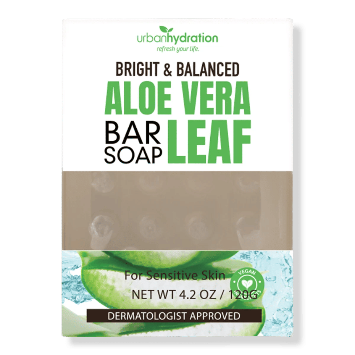 Aloe Vera Leaf Face & Body Bar Soap