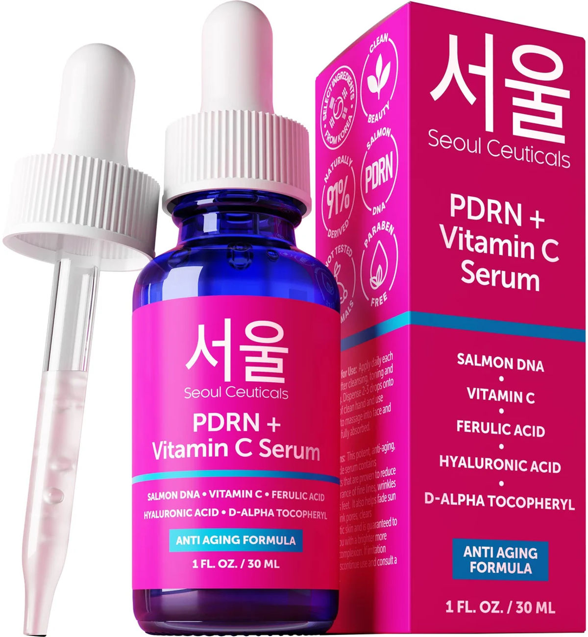 Korean Skin Care PDRN + Vitamin C Serum