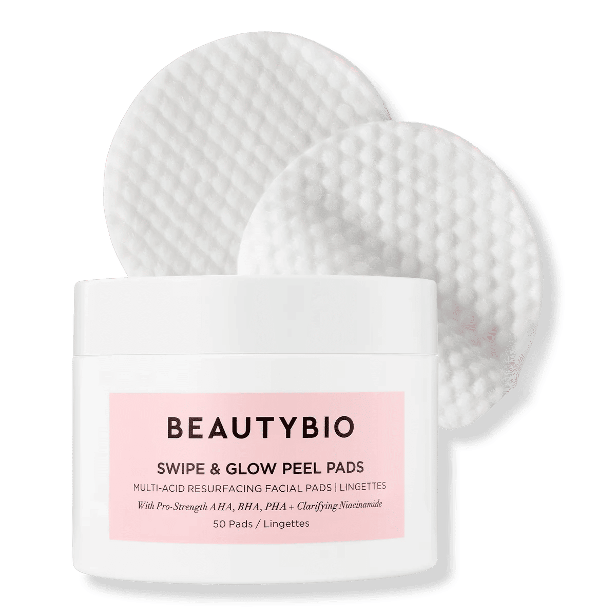 Swipe & Glow Peel Pads with AHA, BHA, PHA + Niacinamide