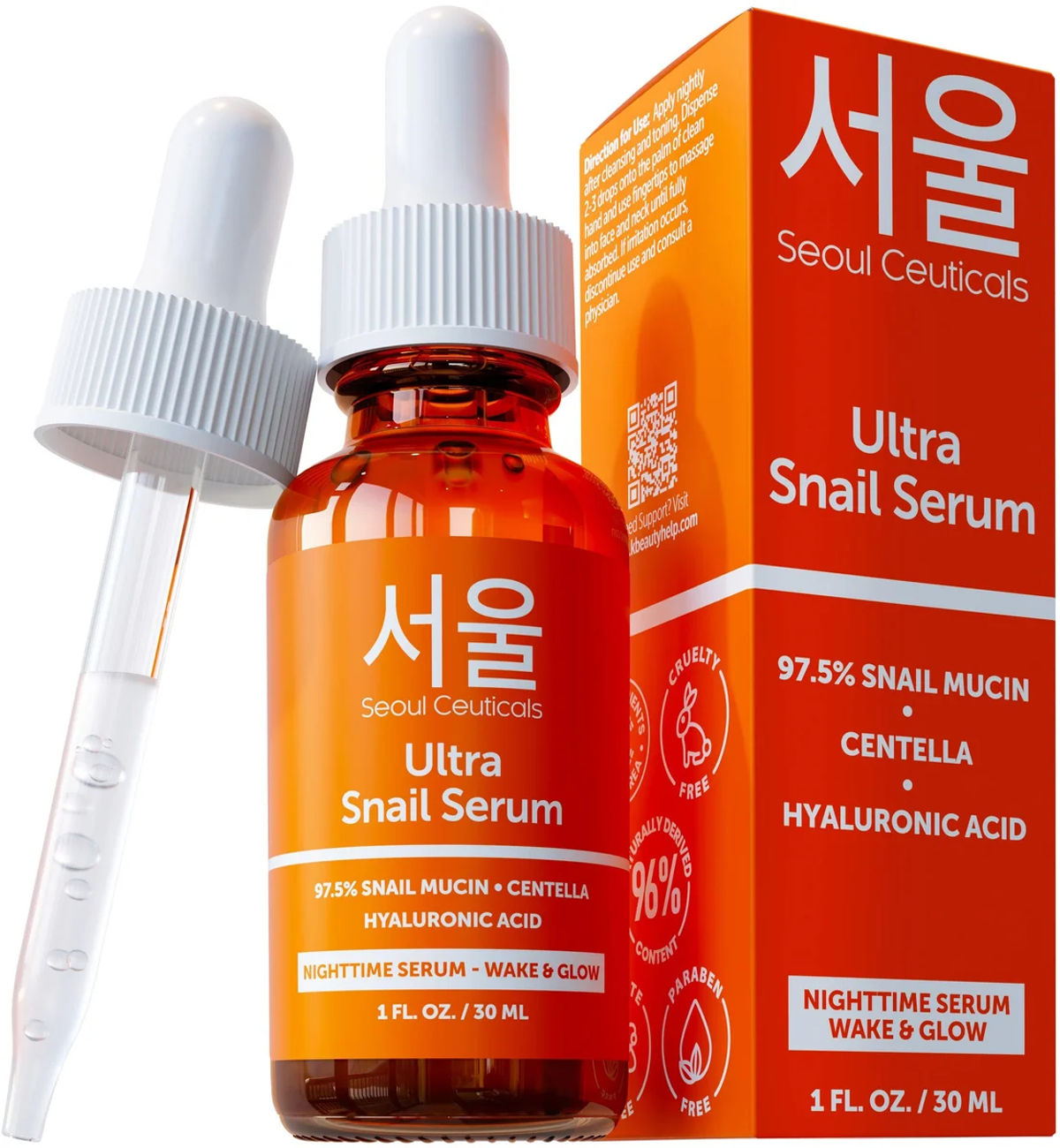 Korean Skin Care Ultra Snail Serum