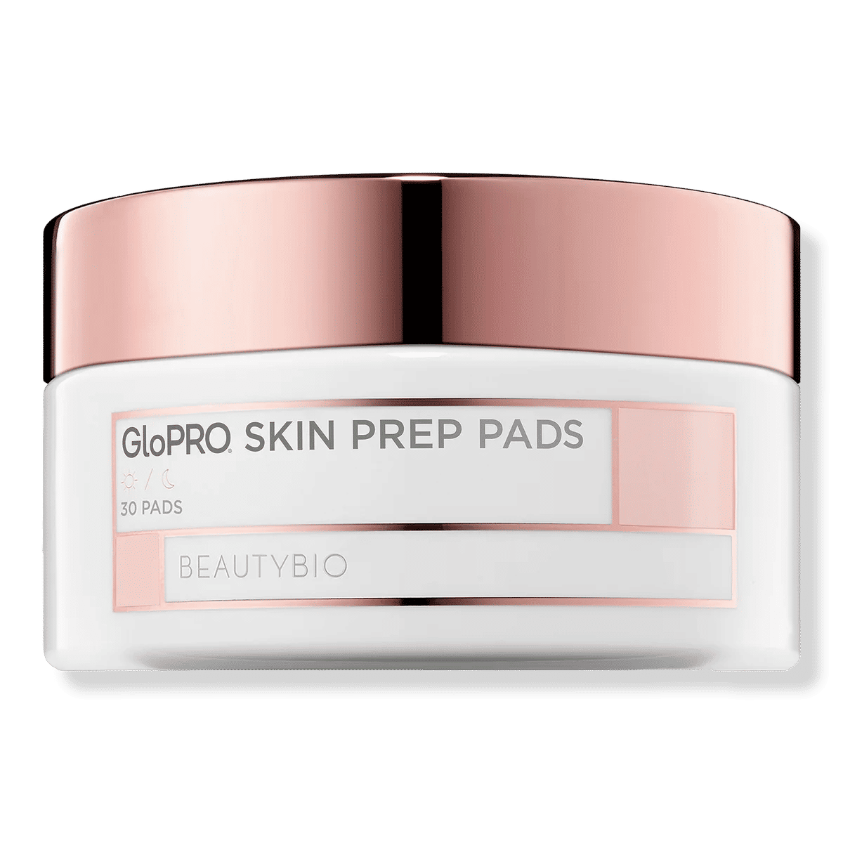 GloPRO Skin Prep Pads Clarifying Skin Cleansing Wipes with Peptides