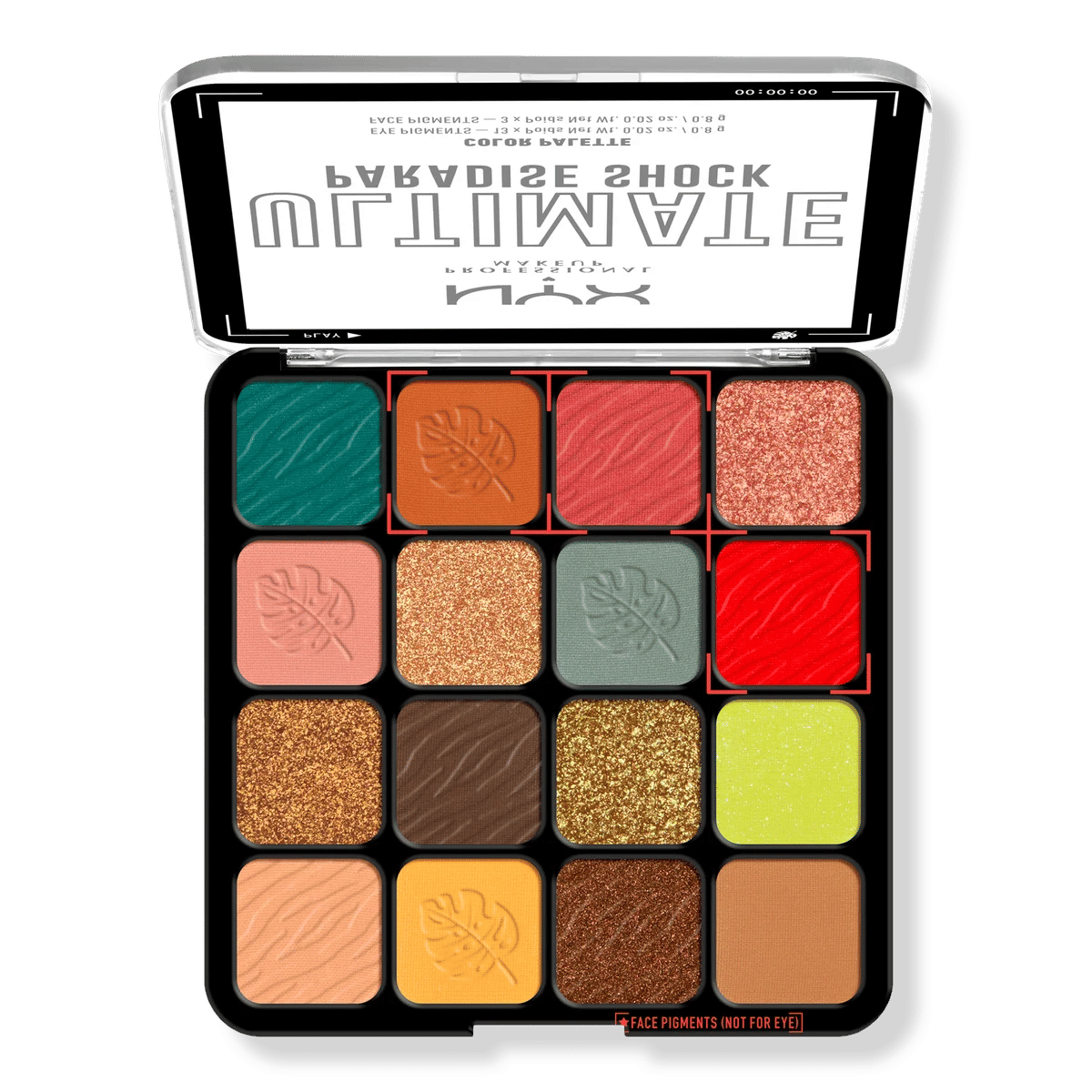 Ultimate Color Shadow Palette Paradise Shock
