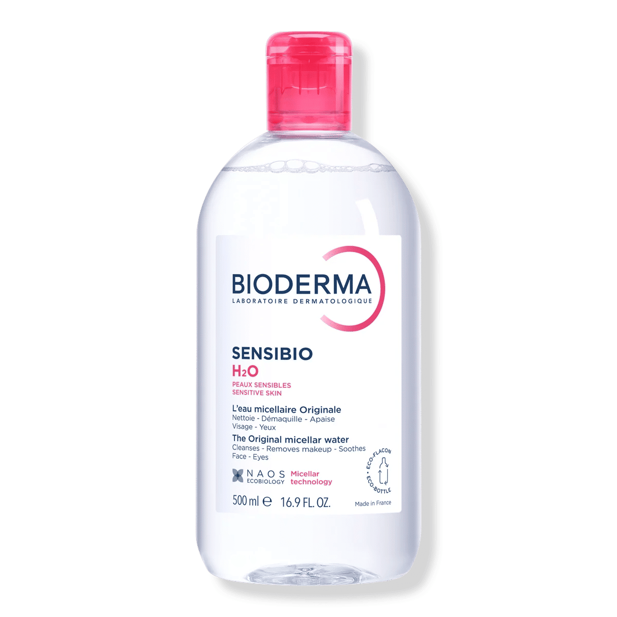 Sensibio H2O Micellar Water Face Cleanser for Sensitive Skin - 16.9 oz