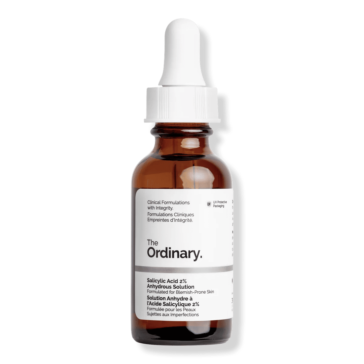 Salicylic Acid 2% Anhydrous Solution, Gentle Exfoliating Serum for Blemishes