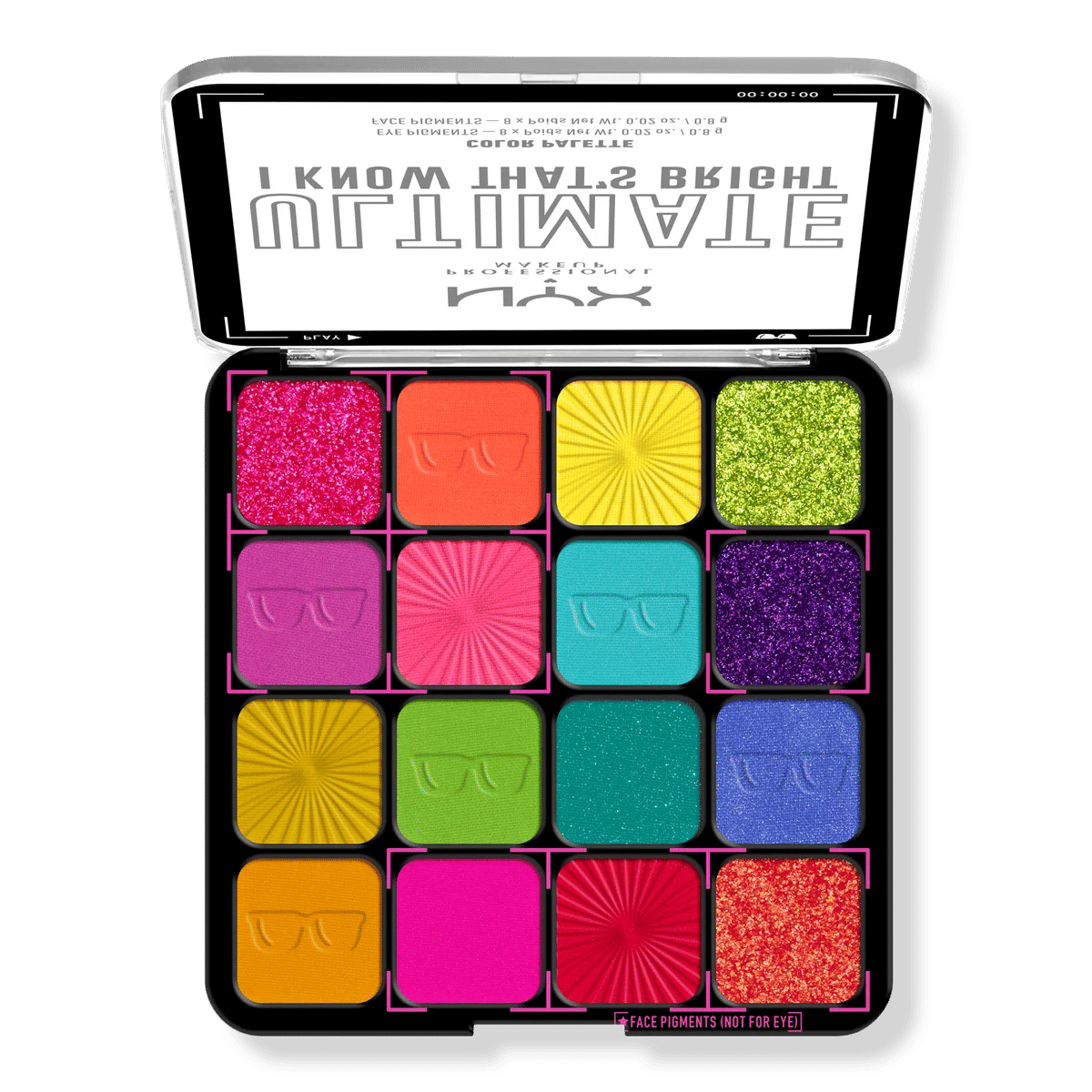 Ultimate Color Shadow Palette I Know That's Bright