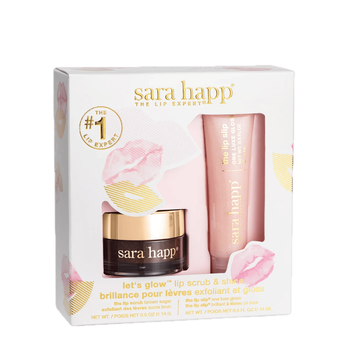 Let's Glow: Lip Scrub & Shine Kit