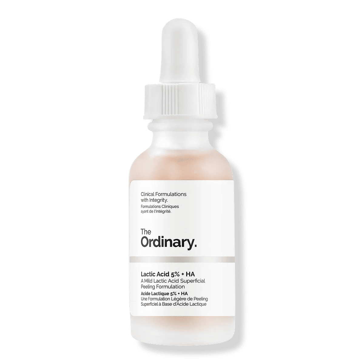 Lactic Acid 5% + HA 2% Gentle Facial Exfoliating Serum for Uneven Texture