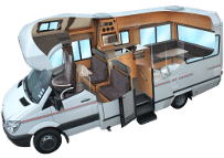 6-Bett Deluxe-Wohnmobil