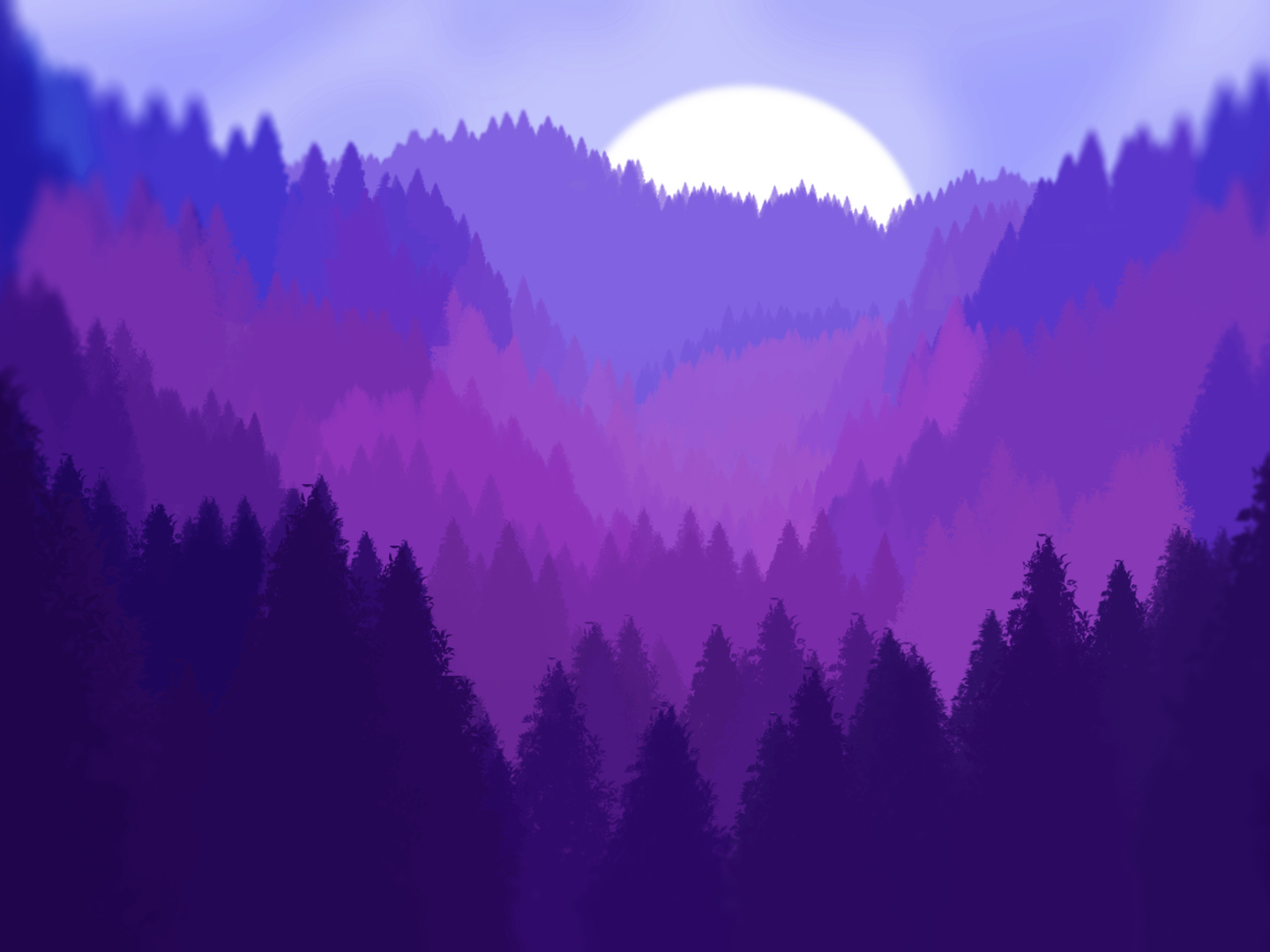 Nice little napalm-burning sunset