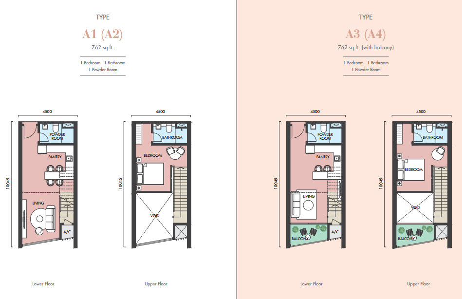 EkoCheras Apartment Tower H & J Floor Plan