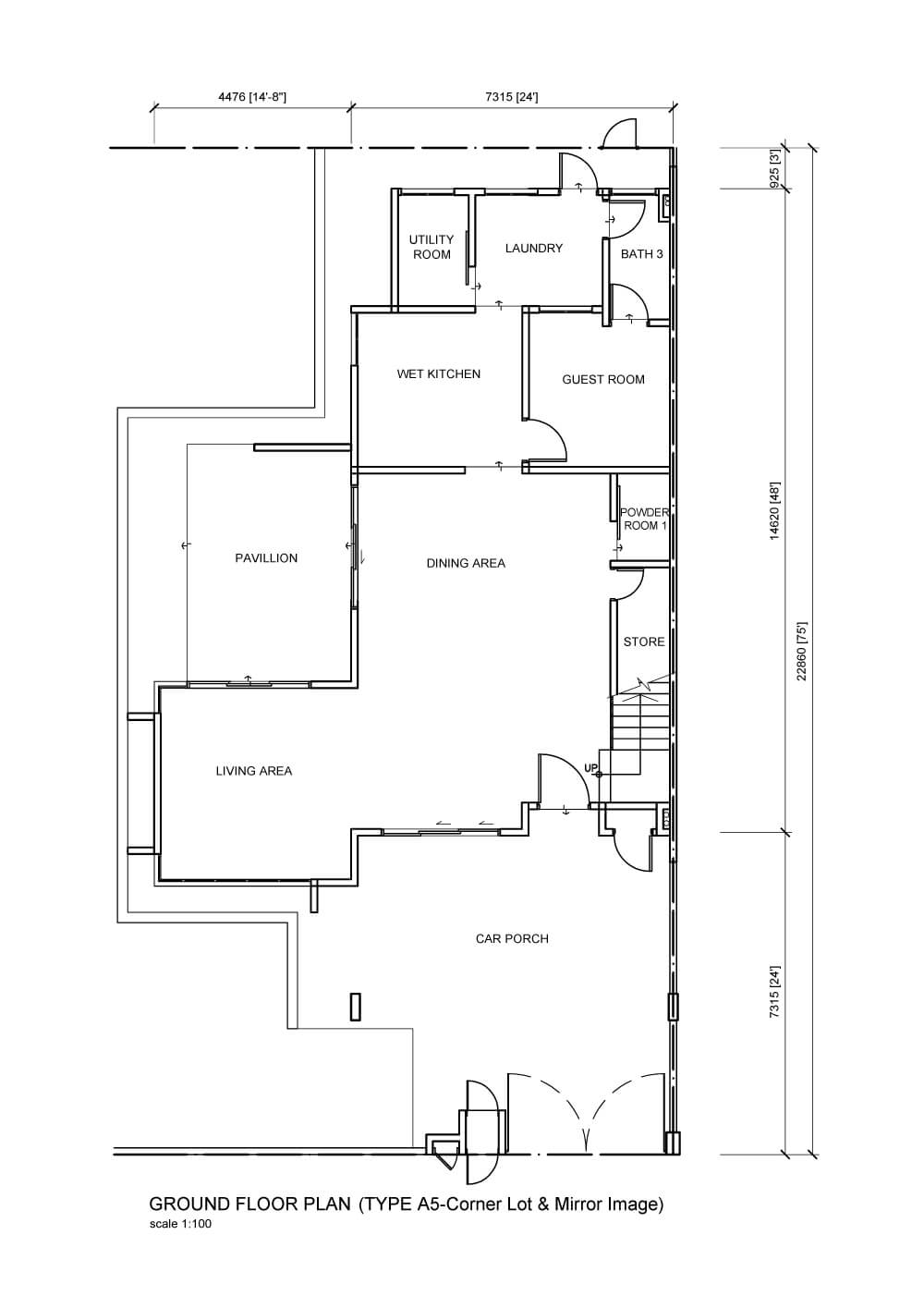 lyden type A5 ground floor