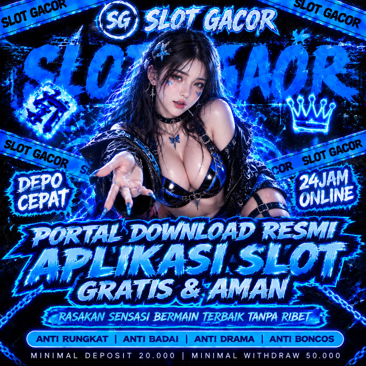 Tampilan utama aplikasi SVIP2 dengan akses permainan digital