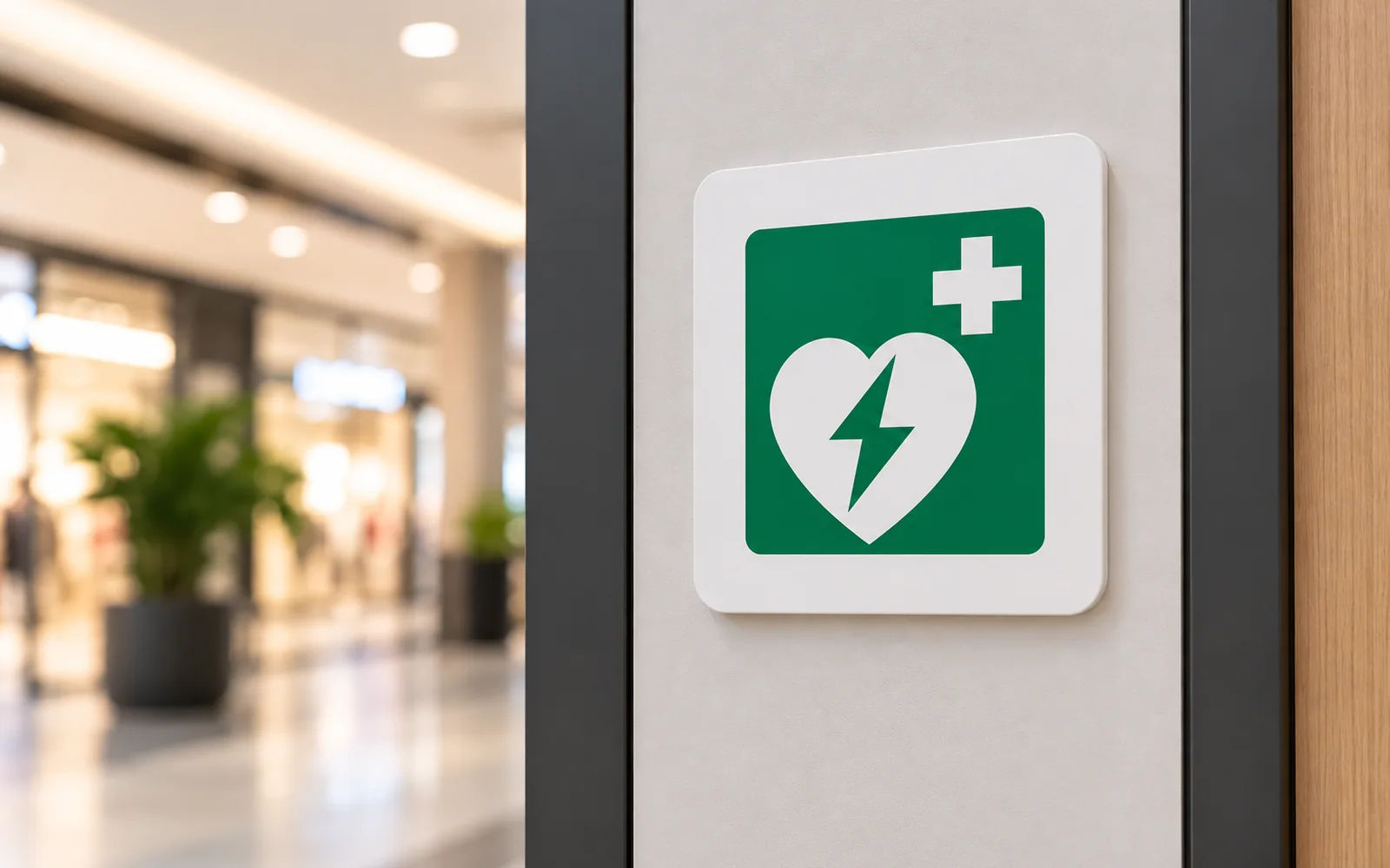 24 órában elérhető defibrillátor a Malom Központban