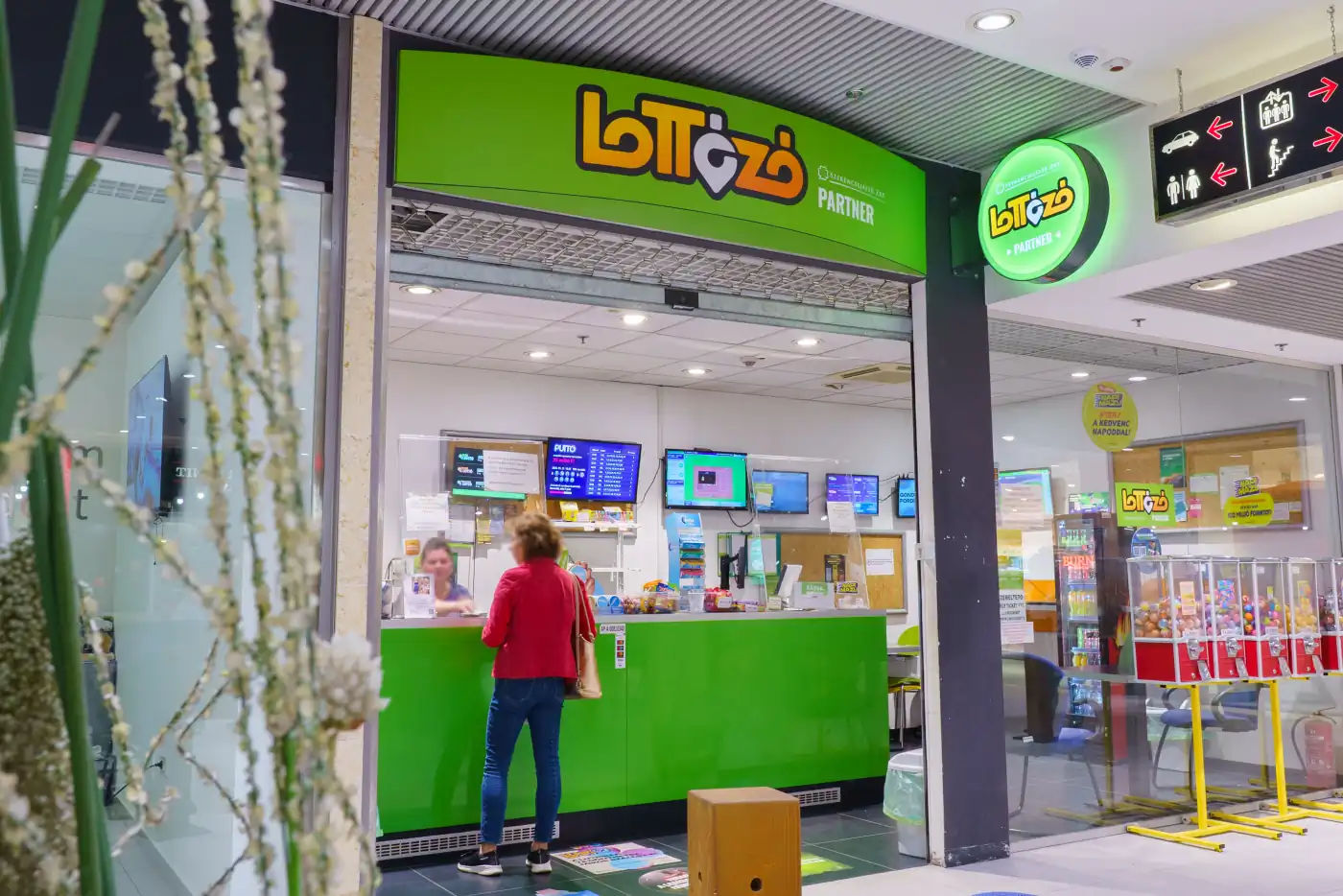 Lottózó üzlet