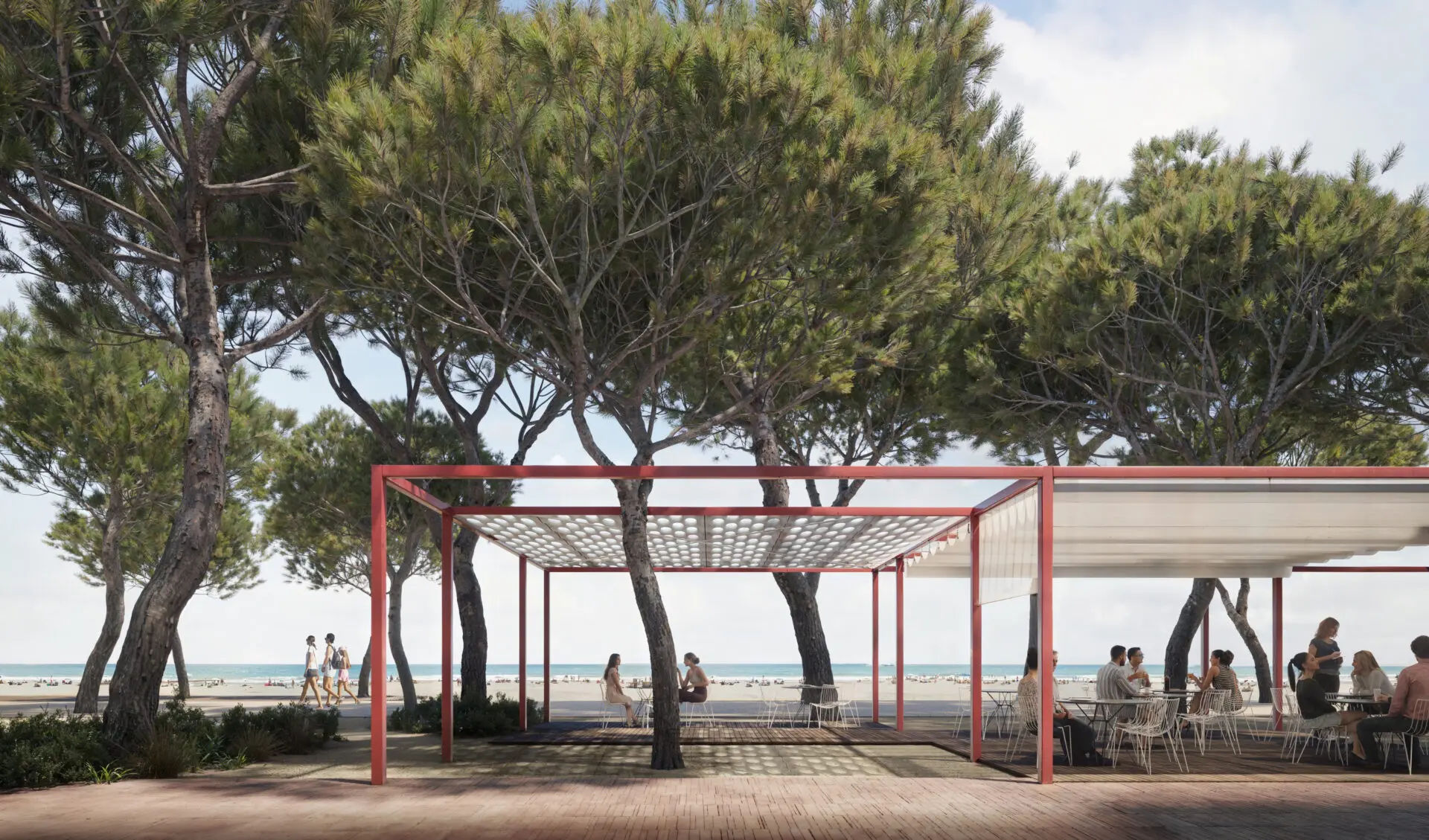 Shade structures for public spaces in Malta