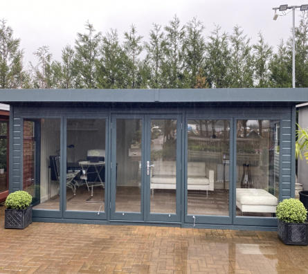 Flat Roof Garden Studio - Malvern Garden Buildings