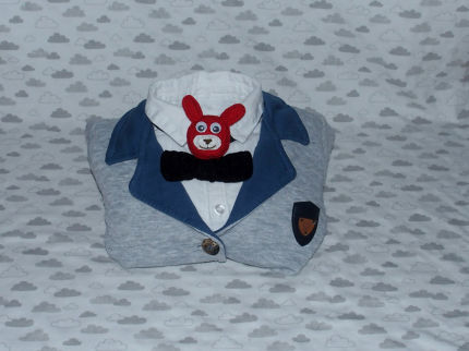 aksesuarai | šventėms | Rankų darbo, nerta vąšeliu zuikis - varl