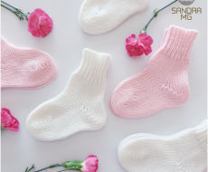 Merino vilnos kojinytės pirmosios kojinytės kūdikiui baltos merino kojinės