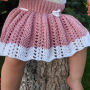 apranga | Suknelės | rožinis sijonėlis mažai mergytei -  6mėn