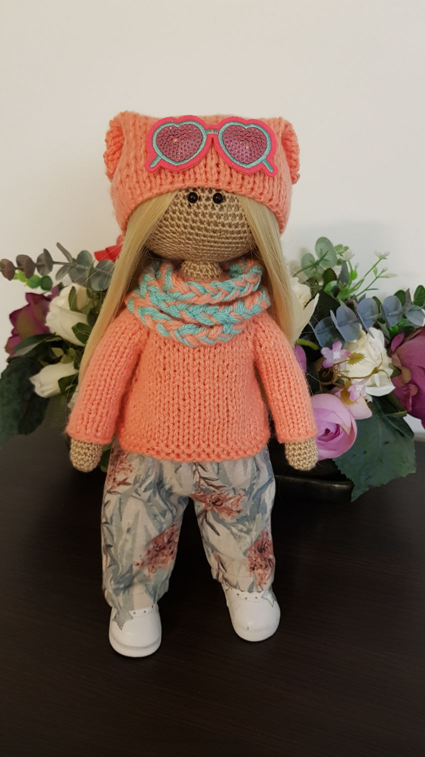 Interjerinė rankų darbo lėlė 30 cm žaislai | lėlės | interjerinė rankų darbo lėlė 30 cm