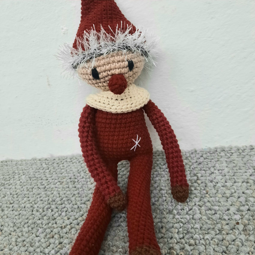 Minkštas žaislas vaikams - " kalėdinis elfas" 34cm.🤎 žaislai | minkšti | minkštas žaislas vaikams - " kalėdinis e