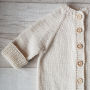 apranga mergaitėms | Megztukai | merino pusvilnės megztinukas. 0-6 mėn. m