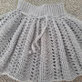 apranga | Suknelės | rankų darbo pilkas-sidabro spalvos sijon