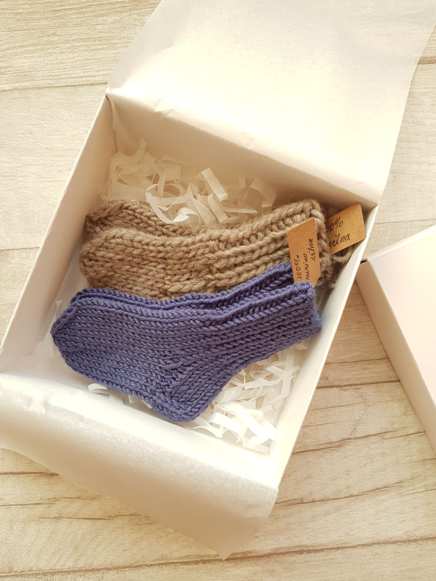 avalynė | kojinės | kojinaičių komplektas. 9 cm + dovanų dėž