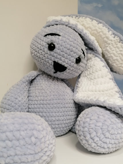 žaislai | minkšti | Minkštas zuikutis 47cm aukščio