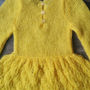 apranga | Suknelės | ryškiai geltona suknelė mergytei su lape
