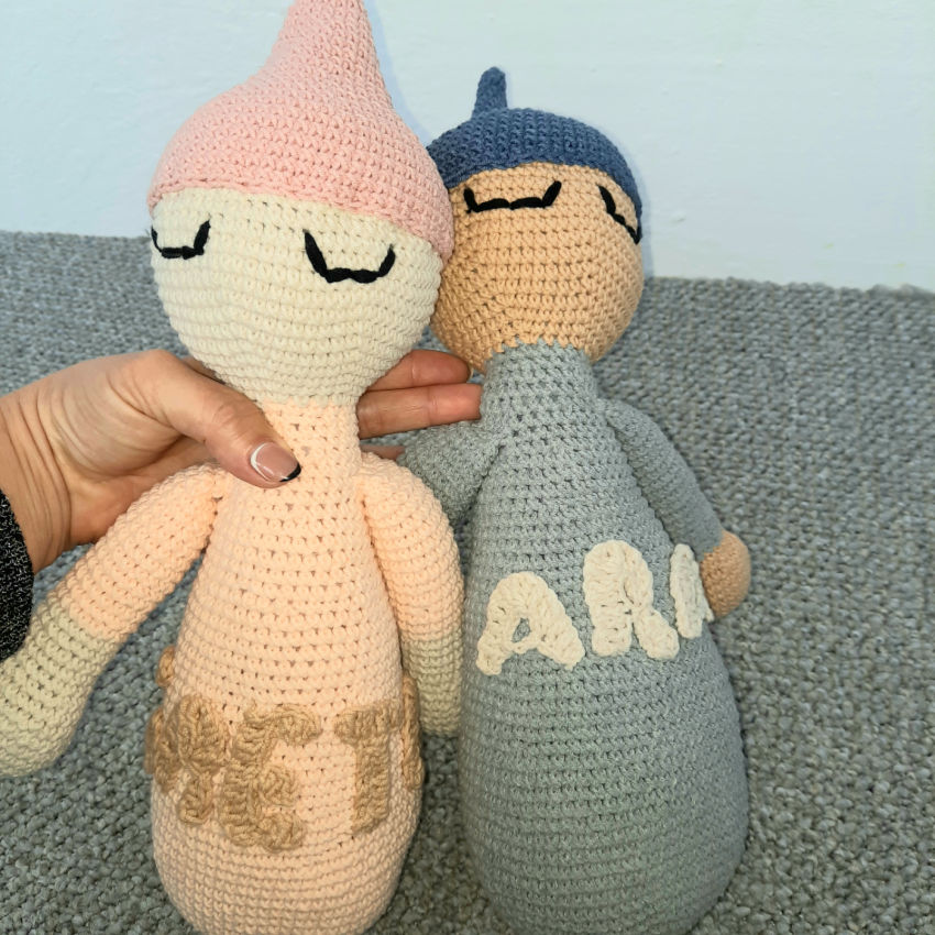 Minkštas migdukas su jūsų pasirinktu vardu - "vardinis migdukas" 32cm.🧡 žaislai | migdukai | minkštas migdukas su jūsų pasirinktu var