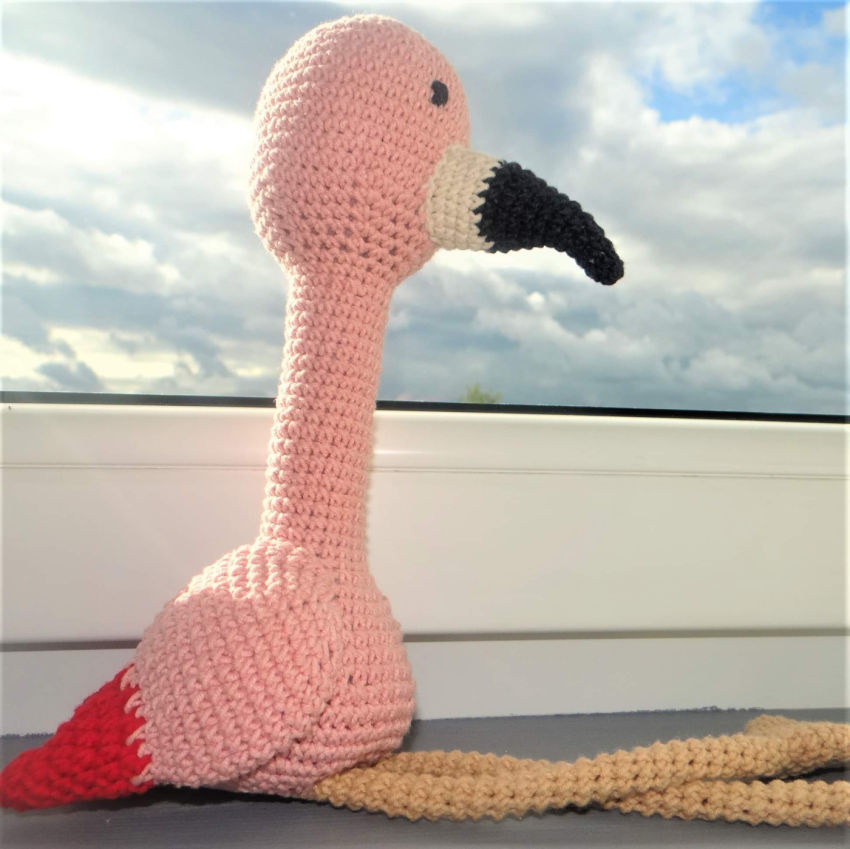 Minkštas,gražus žaislas - "gražuolis flamingas" 40cm. 💜 žaislai | minkšti | minkštas,gražus žaislas - "gražuolis fla