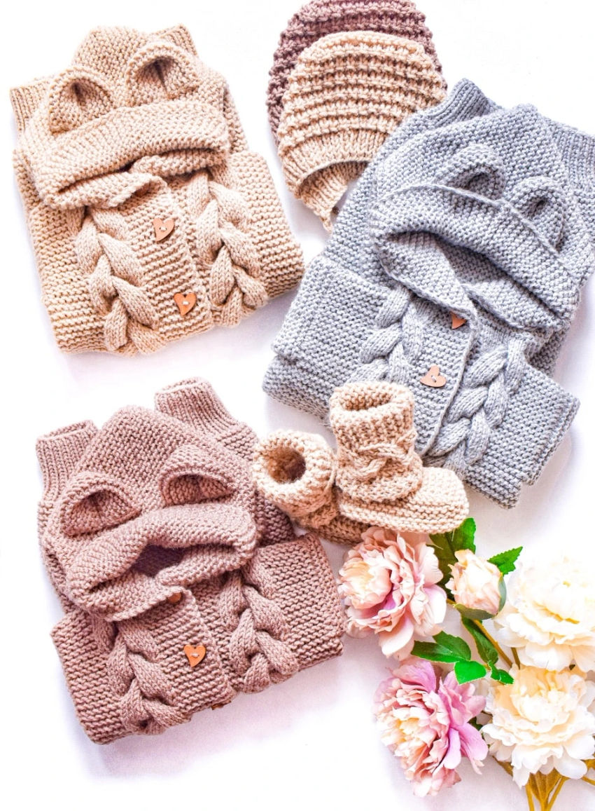 Šiltas ir švelnus merino pusvilnės 3 dalių komplektukas vėsesniems orams apranga | Komplektukai | šiltas ir švelnus merino pusvilnės 3 dal