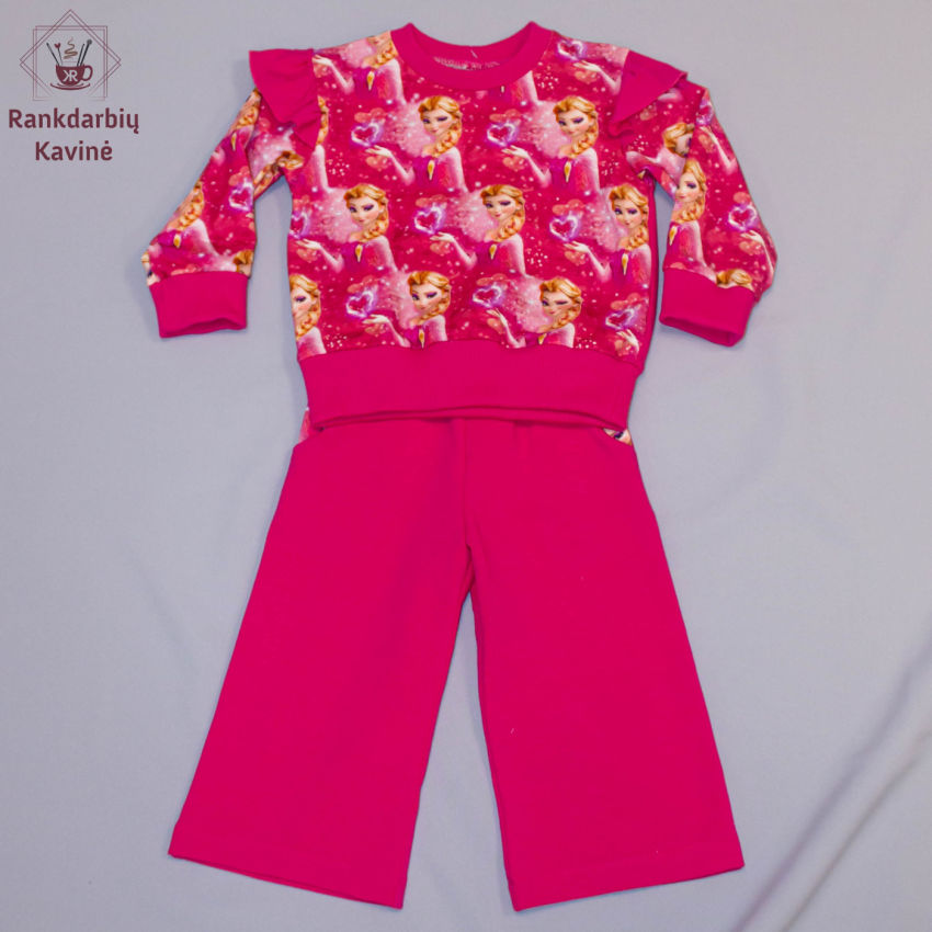 Komplektukas elsos gerbėjai, 86 cm, 1,5m. ryškiai rožinis apranga | Komplektukai | komplektukas elsos gerbėjai, 86 cm, 1,5m