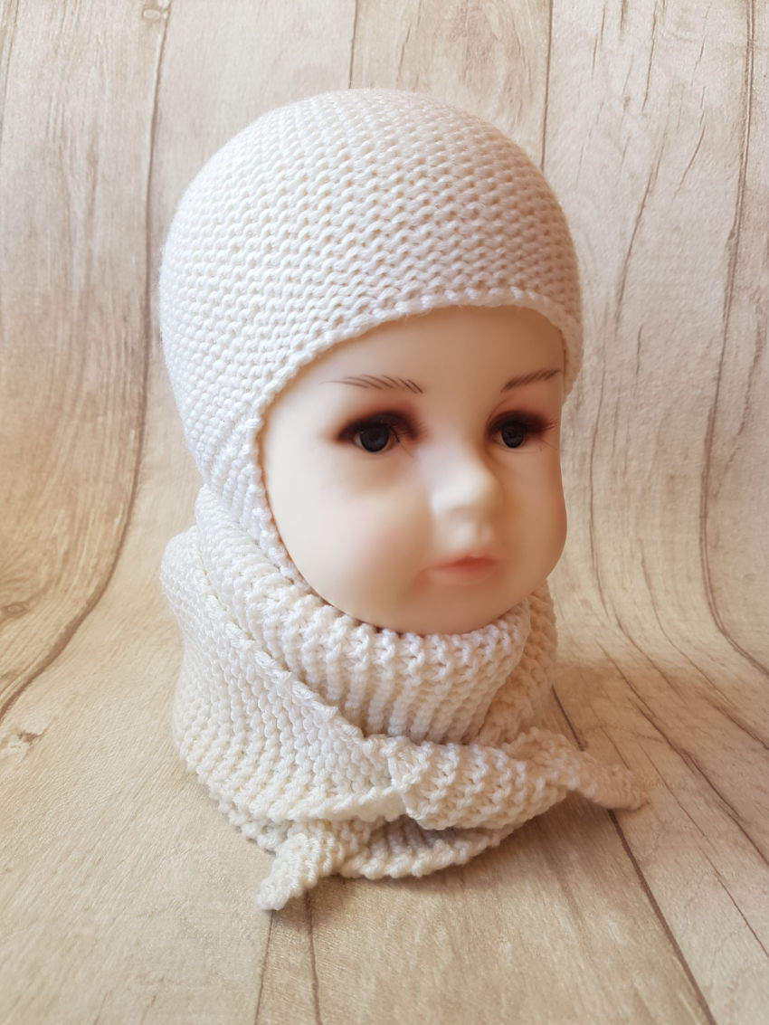 Kepurytės ir šalikėlio komplektas. 100% merino vilna apranga | Kepurės | kepurytės ir šalikėlio komplektas. 100%