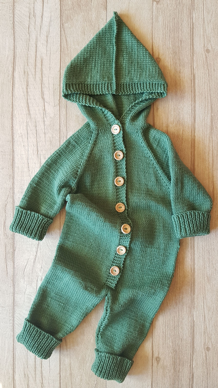 100% merino vilnos kombiukas. 0-6mėn dydis apranga | Megztukai | 100% merino vilnos kombiukas. 0-6mėn dyd