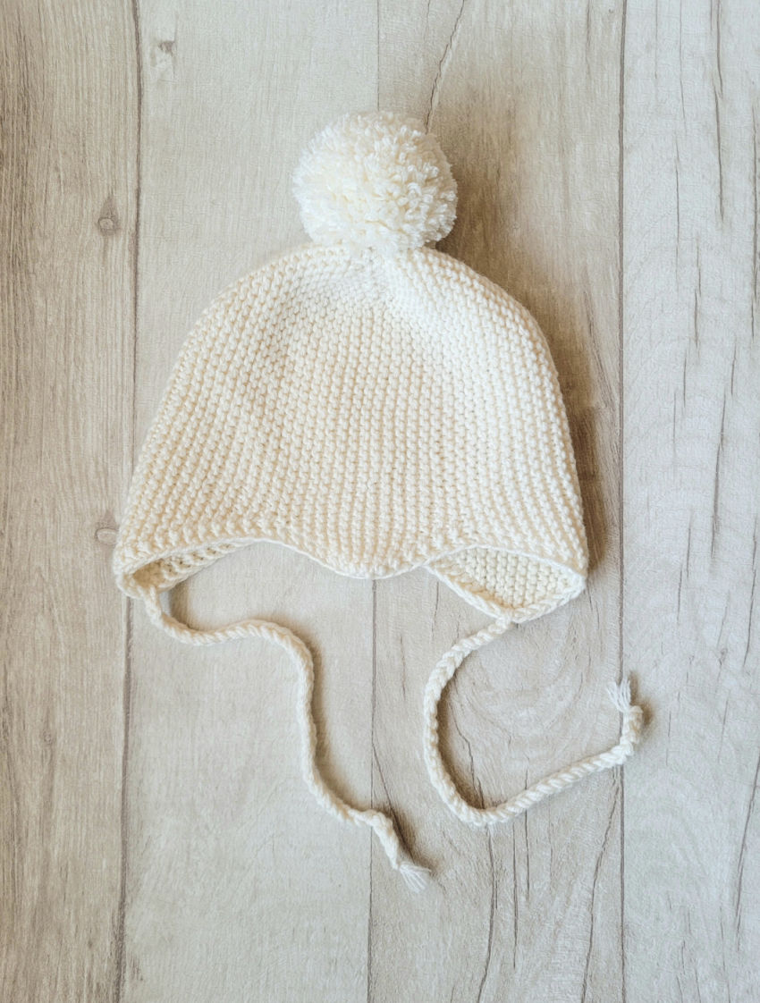 50% merino vilnos/50% medvilnės kepurytė. 0-3, 3-6 mėnesių mažyliui apranga | Kepurės | 50% merino vilnos/50% medvilnės kepurytė